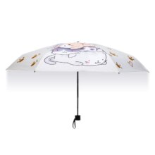 Cat Cartoon Mini Sun UV Rain Umbrellas Cat Cartoon Mini Sun UV Rain Umbrellas