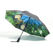 Totoro Anime Rain And Sun Windproof Portable Umbrella Totoro Anime Rain And Sun Windproof Portable Umbrella