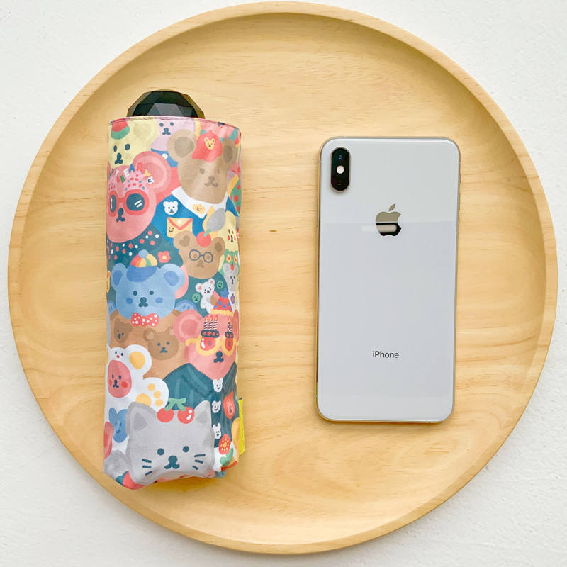 Kawaii Cartoon Bear Automatic Umbrella