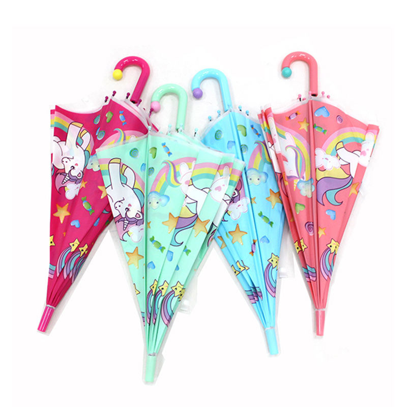 Kawai Unicorn Semi-Automatic Umbrella