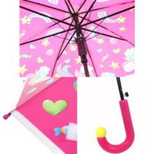 Rainbow Unicorn Transparent Semi Automatic Cartoon Umbrella Rainbow Unicorn Transparent Semi Automatic Cartoon Umbrella