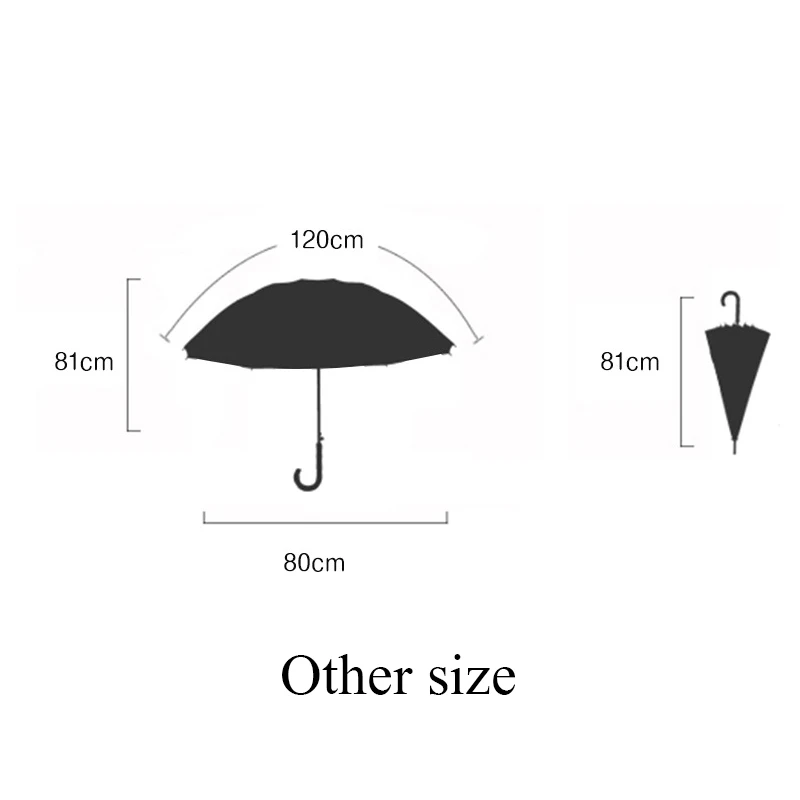 Rainbow Unicorn Transparent Semi Automatic Cartoon Umbrella