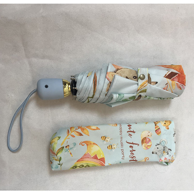 Kawaii Fox & Forest Animals Theme Umbrella