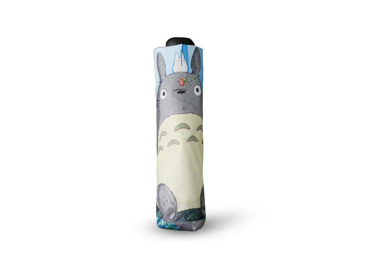 Totoro Anime Rain & Sun Portable Manual 3-Fold Umbrella Totoro Anime Rain & Sun Portable Manual 3-Fold Umbrella