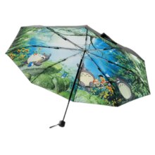 Totoro Anime Rain & Sun Portable Manual 3-Fold Umbrella Totoro Anime Rain & Sun Portable Manual 3-Fold Umbrella