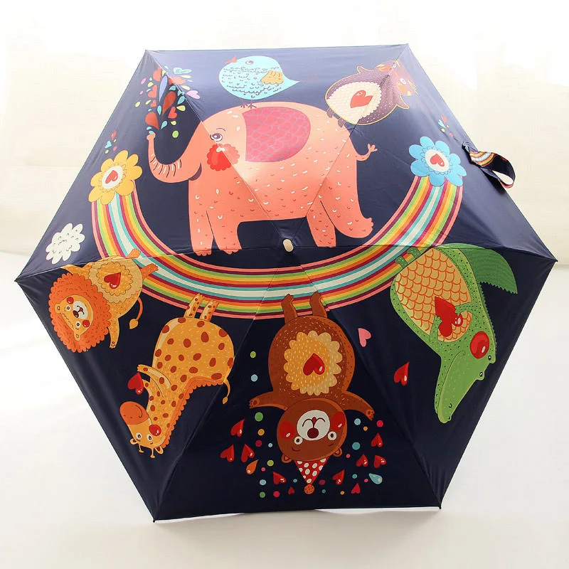 Bear & Elephant Compact Pocket 5-Fold Portable Umbrella