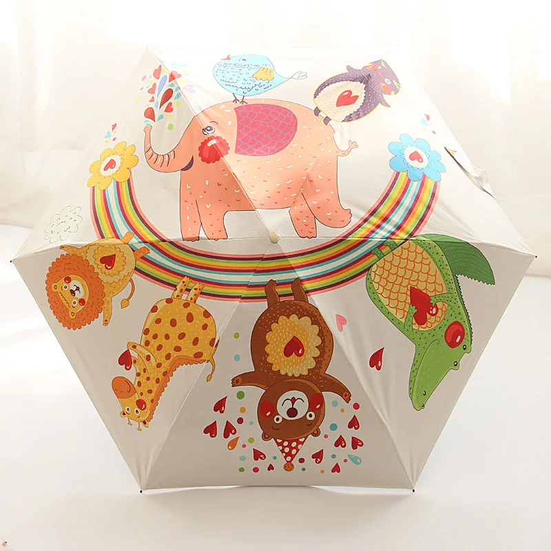 Bear & Elephant Compact Pocket 5-Fold Portable Umbrella