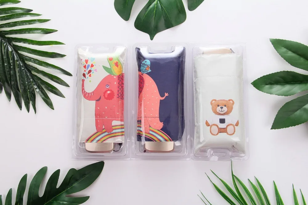 Bear & Elephant Compact Pocket 5-Fold Portable Umbrella