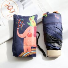 Bear & Elephant Compact Pocket 5-Fold Portable Umbrella Bear & Elephant Compact Pocket 5-Fold Portable Umbrella