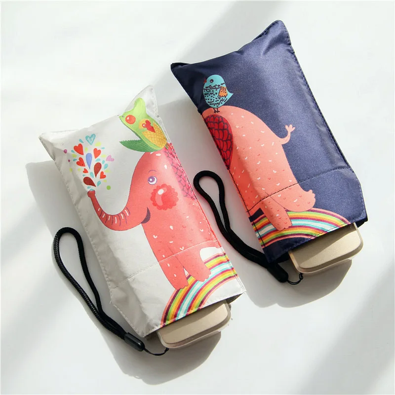 Bear & Elephant Compact Pocket 5-Fold Portable Umbrella