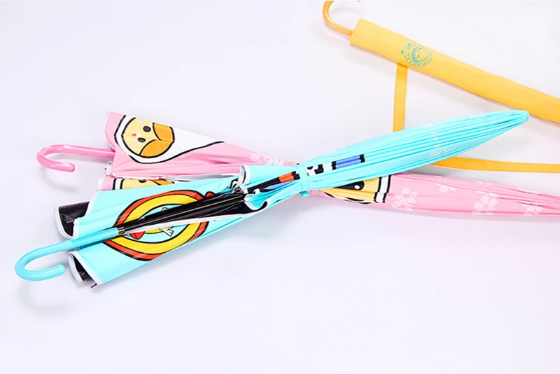 Cartoon Folding Outdoor Rain Cover Helmet Umbrella
