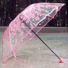 Apollo Cherry Blossom Flower Transparent Umbrella Apollo Cherry Blossom Flower Transparent Umbrella