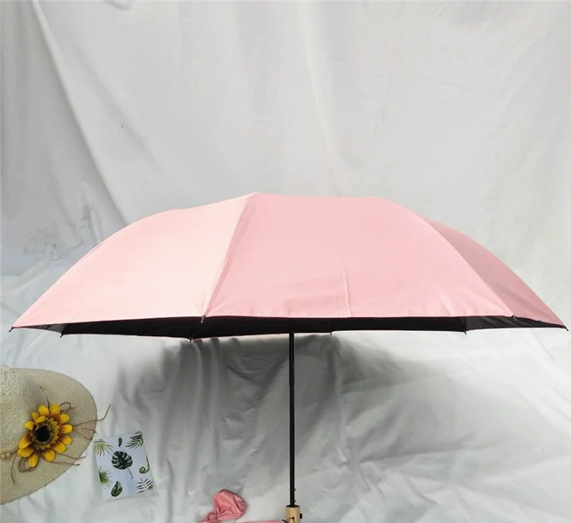 Duck Head Wood Automatic Handle Windproof Umbrella