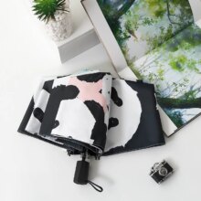 Kawaii Panda Three-Folding Portable Umbrella Kawaii Panda Three-Folding Portable Umbrella