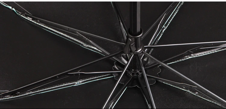 Cartoon Pig Pattern Folding Pink Kawaii Umbrella