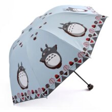 Totoro Cartoon Design Windproof Folding Umbrella Totoro Cartoon Design Windproof Folding Umbrella