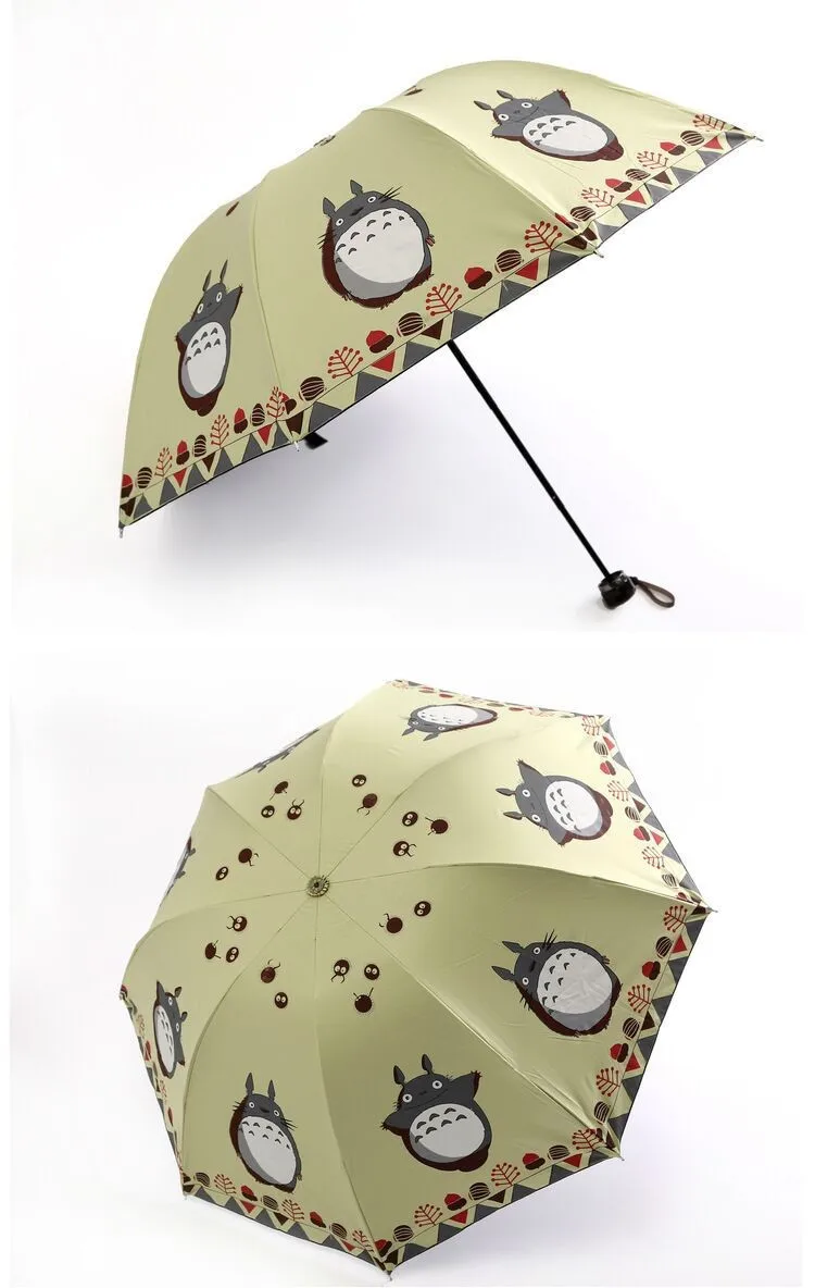 Totoro Cartoon Design Windproof Folding Umbrella Totoro Cartoon Design Windproof Folding Umbrella