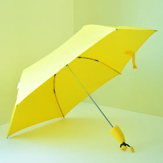 Banana Rain And Parasol Protection Windproof Folding Umbrella