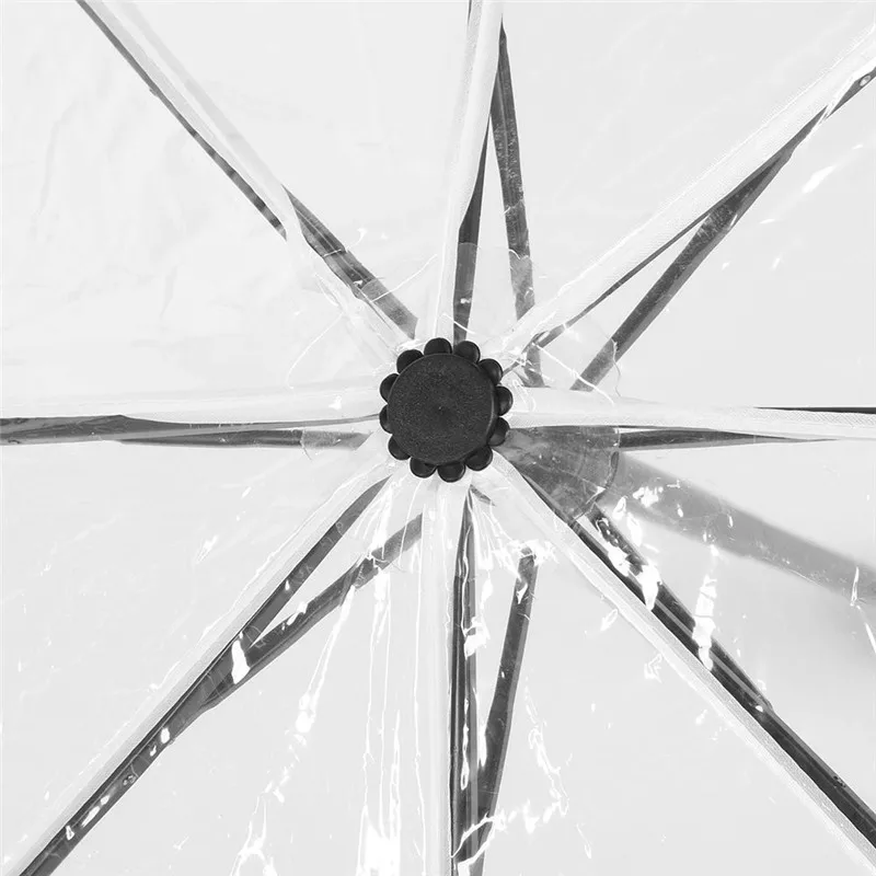 Cherry Blossom & Mushroom Transparent Umbrella