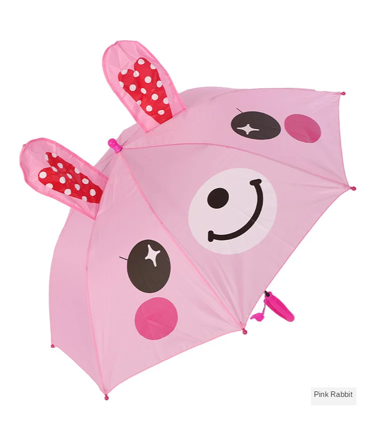 3D Animals Print Long Handle Umbrella