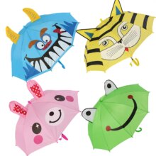 3D Animals Print Long Handle Umbrella 3D Animals Print Long Handle Umbrella