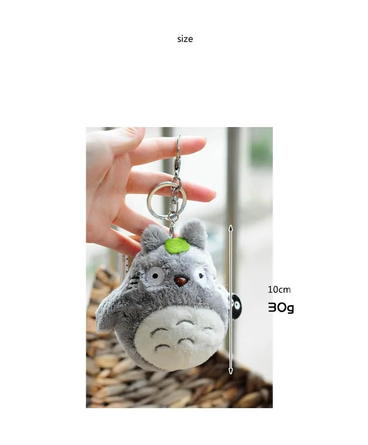 My Neighbor Totoro Anime Plush Toy Keychain