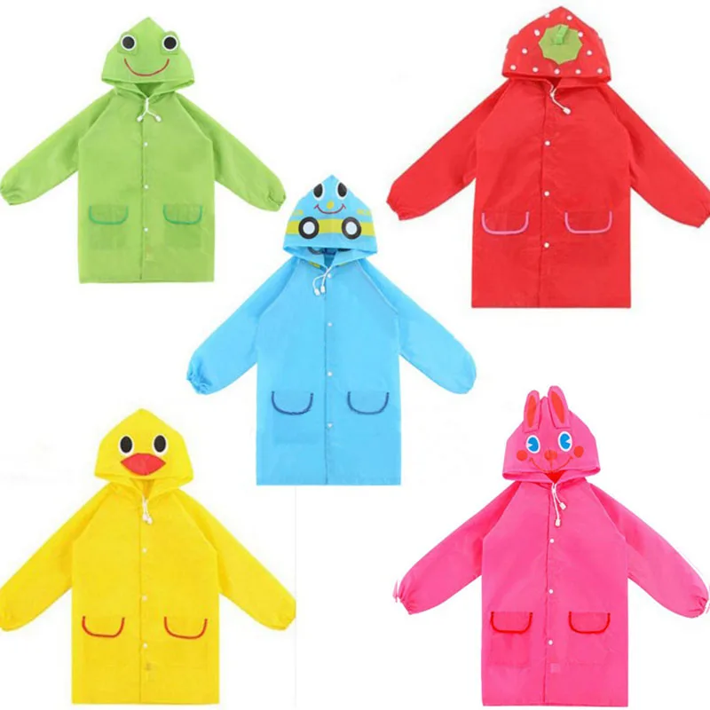 Animal Pattern Waterproof Kids Rain Coat