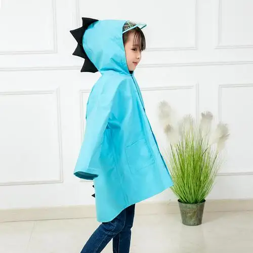 Dinosaur Polyester Kid Waterproof Raincoat