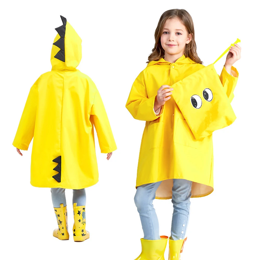 Dinosaur Polyester Kid Waterproof Raincoat