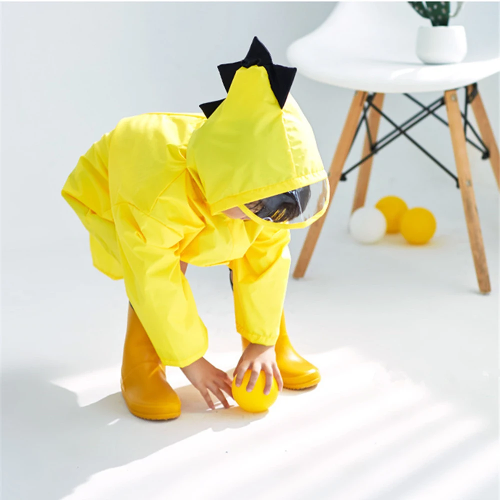 Dinosaur Polyester Kid Waterproof Raincoat