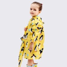 Penguin Pattern Waterproof Nylon Rain Coat Penguin Pattern Waterproof Nylon Rain Coat