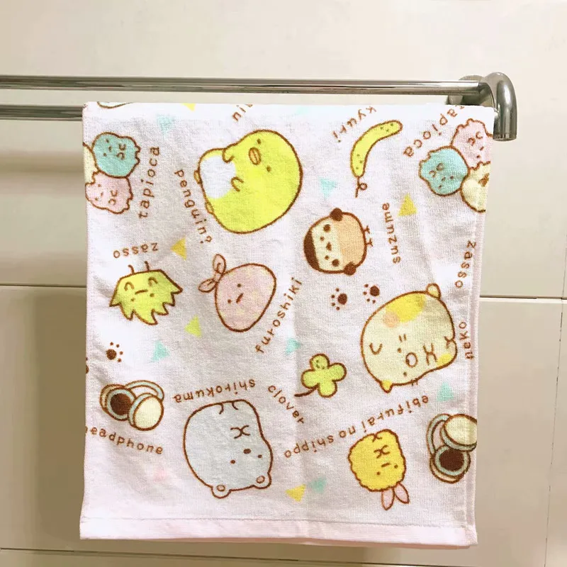 Sumikko Gurashi Cartoon Pattern Soft Water Absorption Towel