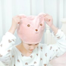 Bear Style Microfiber Bath Hair Shower Cap Bear Style Microfiber Bath Hair Shower Cap