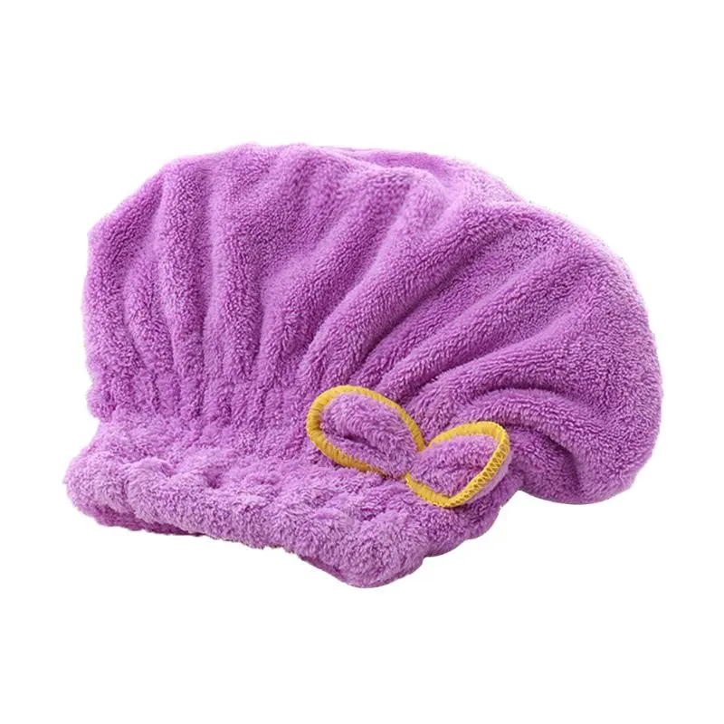Microfibre After Shower Hair Drying Wrap Towel Cap