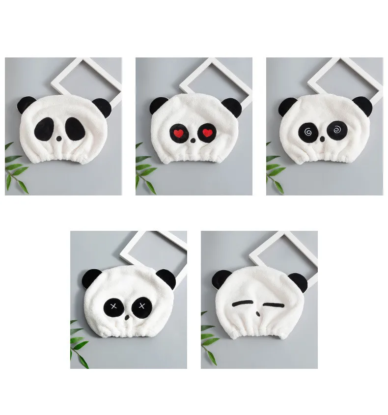 Panda Ultra-Soft Hair Dry Shower Cap