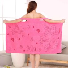 Kawaii Quick Dry Magic Wearable Microfiber Bathrobes Kawaii Quick Dry Magic Wearable Microfiber Bathrobes
