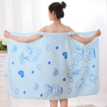 Kawaii Quick Dry Magic Wearable Microfiber Bathrobes Kawaii Quick Dry Magic Wearable Microfiber Bathrobes