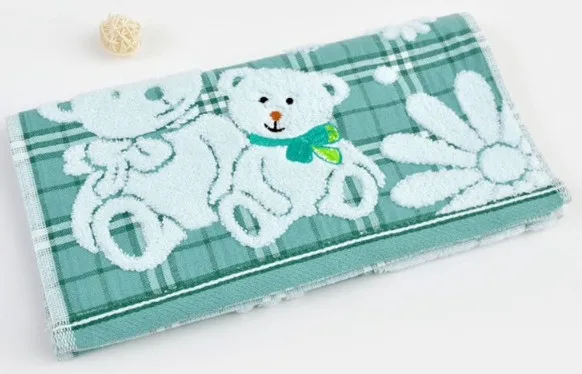 Bear Cartoon Soft Double Cotton Baby Face Towel Bear Cartoon Soft Double Cotton Baby Face Towel