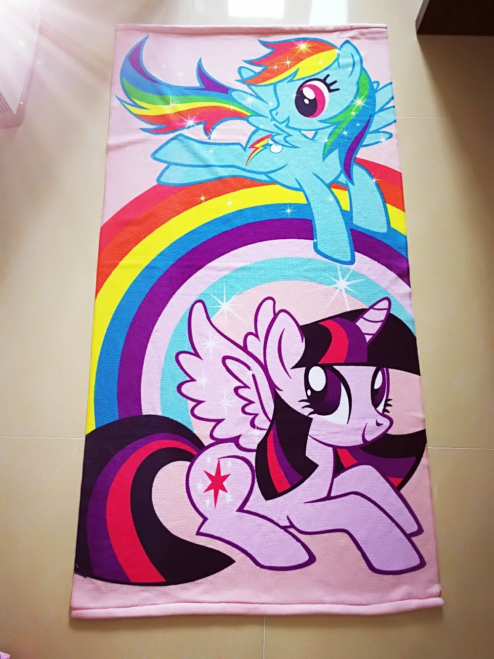 My Pony & Doraemon Anime Bath Towel