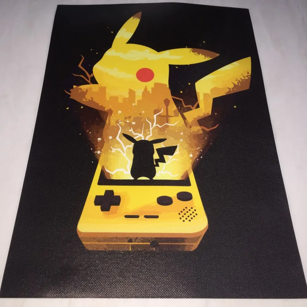 Pokemon Pikachu Cartoon High Quality Canvas Poster