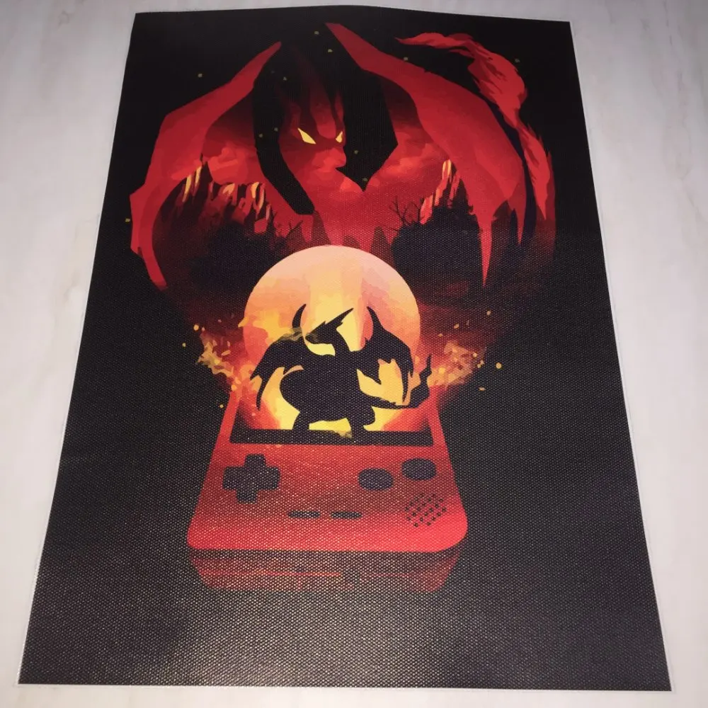 Pokemon Pikachu Cartoon High Quality Canvas Poster