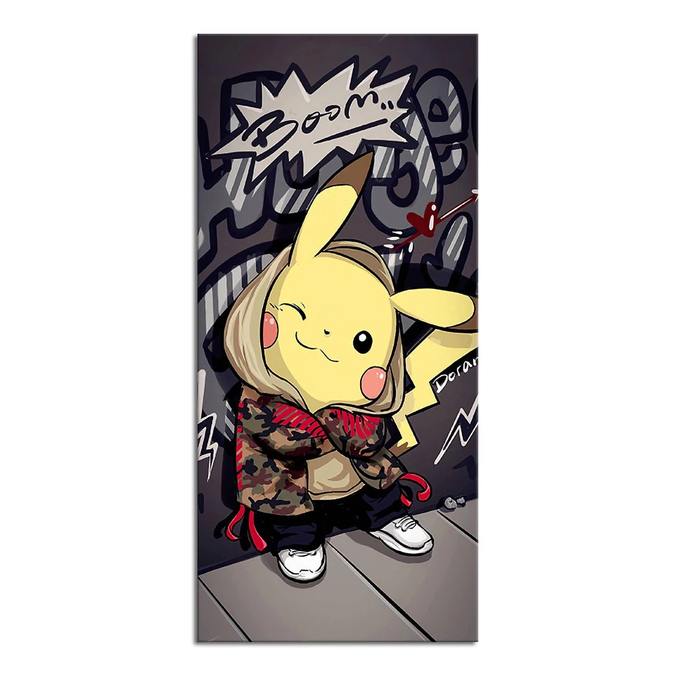 Pokemon Pikachu Anime No Frame Wall Art Poster For Home Decor