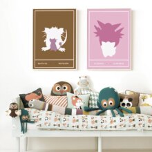 Pokemon Go Monster Evolution Animation Painting Canvas Wall Art Poster Pokemon Go Monster Evolution Animation Painting Canvas Wall Art Poster