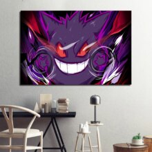 Pokemon Printed Wall Art Frameworks For Living Room Home Decoration Pokemon Printed Wall Art Frameworks For Living Room Home Decoration