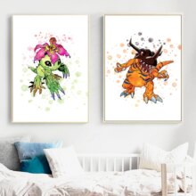 Pokemon Pikachu Cartoon Watercolor Wall Art Posters Pokemon Pikachu Cartoon Watercolor Wall Art Posters