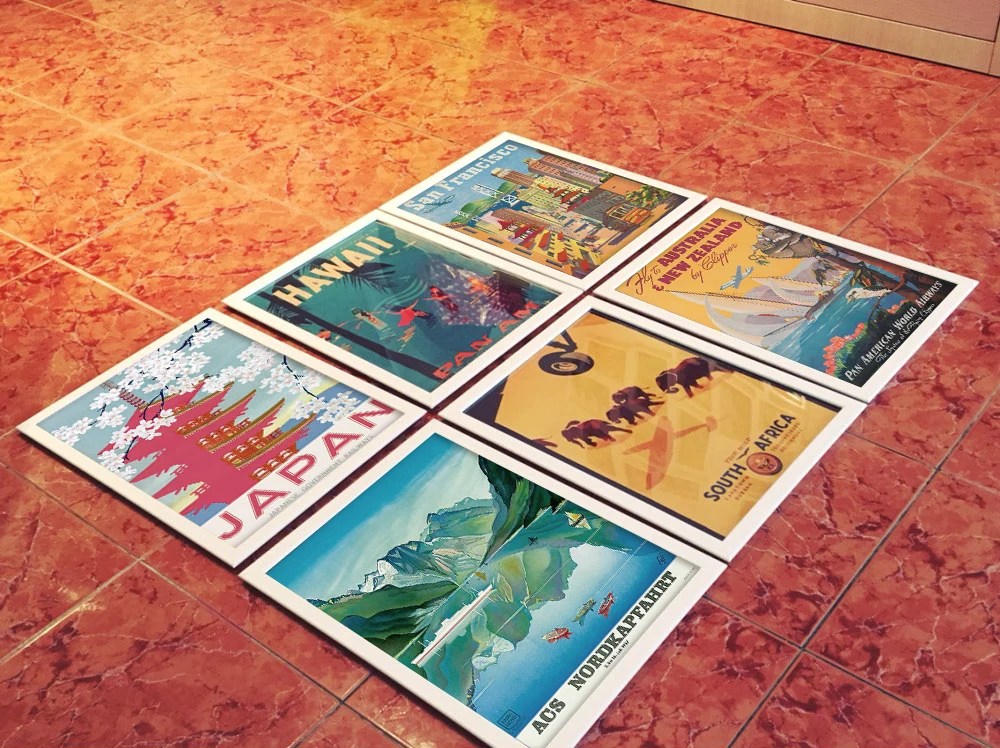 Pokemon Type Chart Pocket Monsters Cartoon Vintage Retro Kraft Coated Wall Poster