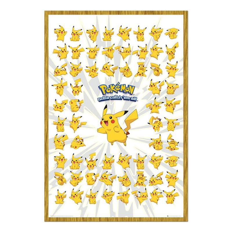 Pokemon Pocket Monsters Vintage Retro Kraft Coated Wall Art Poster Pokemon Pocket Monsters Vintage Retro Kraft Coated Wall Art Poster