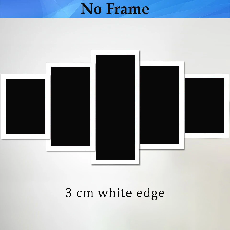 Mewtwo Pocket Monster HD Animation Paintings 5 Piece Wall Art Poster