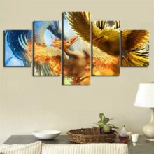 Pokemon Pikachu Painting Canvas 5 Pieces/pcs Wall Art Poster Pokemon Pikachu Painting Canvas 5 Pieces/pcs Wall Art Poster