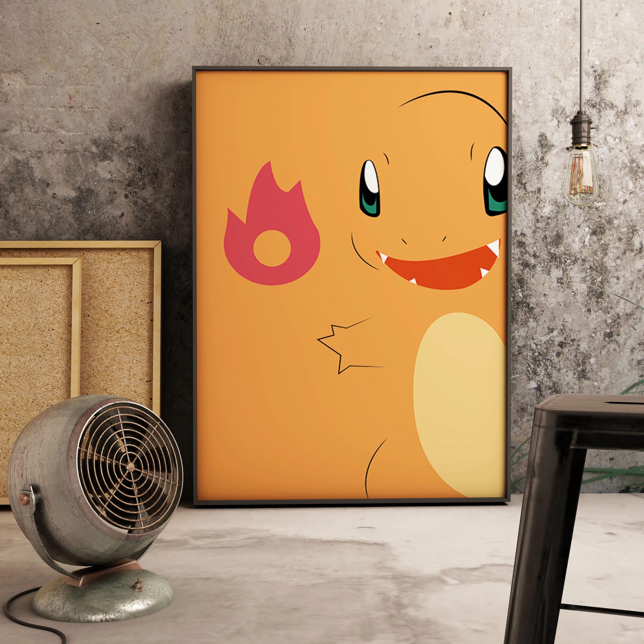 Pikachu Cartoon HD Canvas Painting Poster